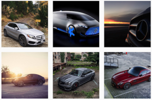 Mercedes Benz Instagram photos