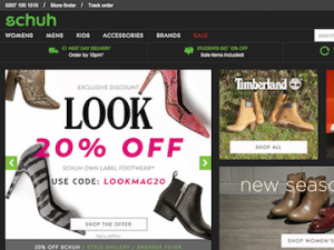 Schuh homepage