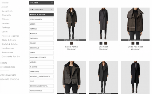 all saints site search german