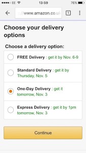 amazon delivery details