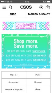 asos homepage