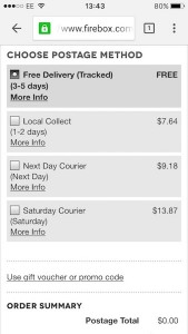 firebox delivery methods