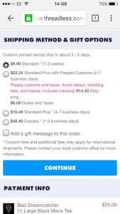 threadless delivery options