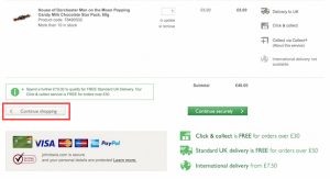 John lewis shopping cart