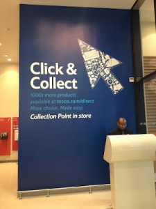 click and collect in store sign