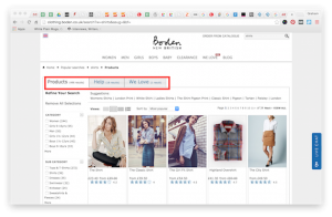 Boden site search