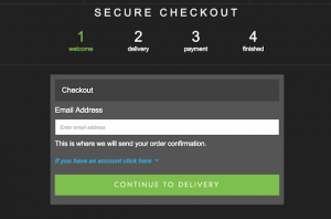 schuh checkout page