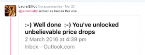 Another spammy Argos subject line