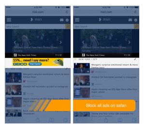 ad blocking on mobile detail