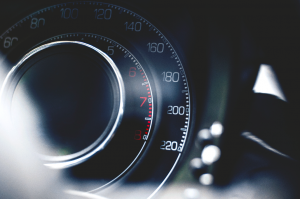 A stock photograph of an accelerometer.
