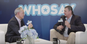 WHOSAY President Rob Gregory interviews USPS CMO Jim Cochrane