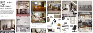 IKEA's Pinterest page