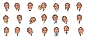 examples of avatars from Genies
