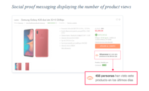 socialproof messaging linio 2