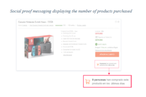 socialproof messaging linio 3