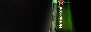 Heineken Bottle with Brand Logo