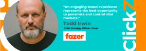 Todd Irwin, CSO, Fazer: How brand experience is changing the company-agency relationship